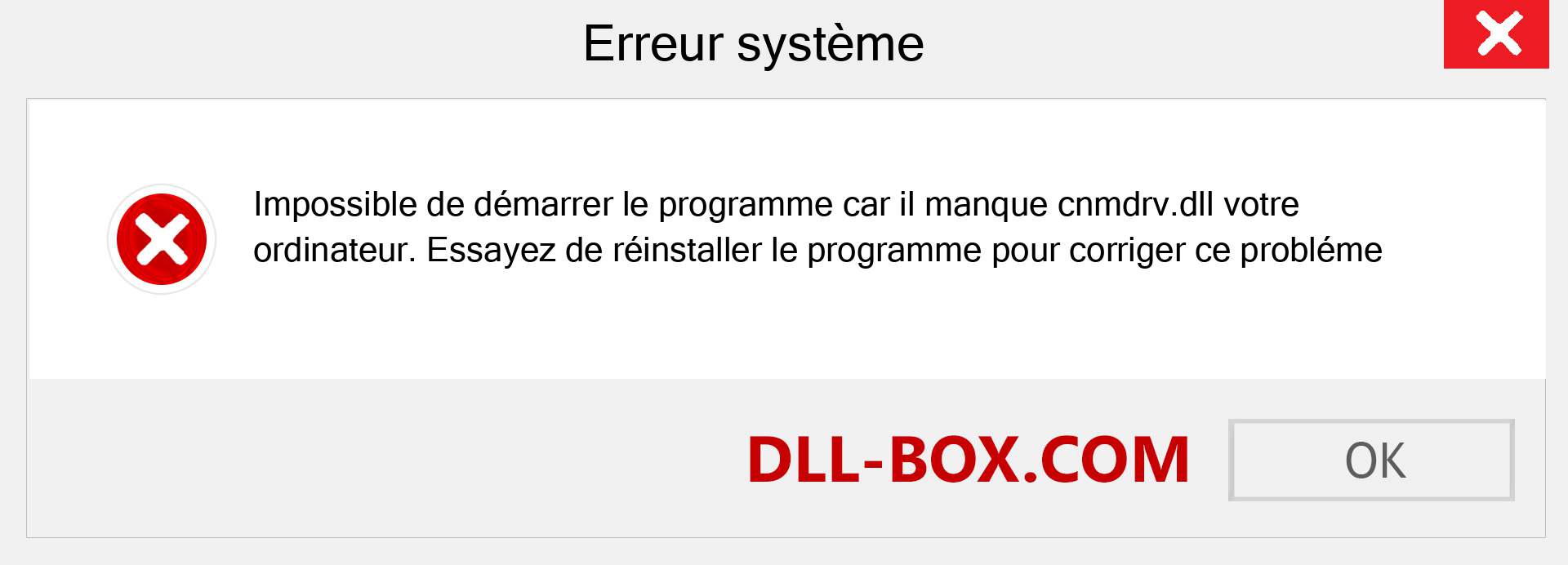 Le fichier cnmdrv.dll est manquant ?. Télécharger pour Windows 7, 8, 10 - Correction de l'erreur manquante cnmdrv dll sur Windows, photos, images